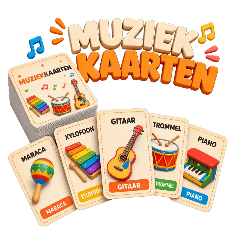 Geïllustreerde muziekkaarten