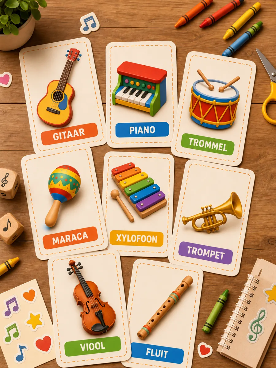 Voorbeeld van printbaar muziekmateriaal 4